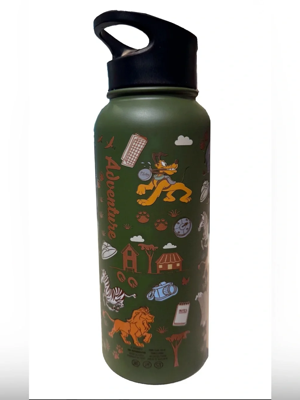 NEW DISNEY ANIMAL KINGDOM “SAFARI SQUAD” WATER BOTTLE 34oz